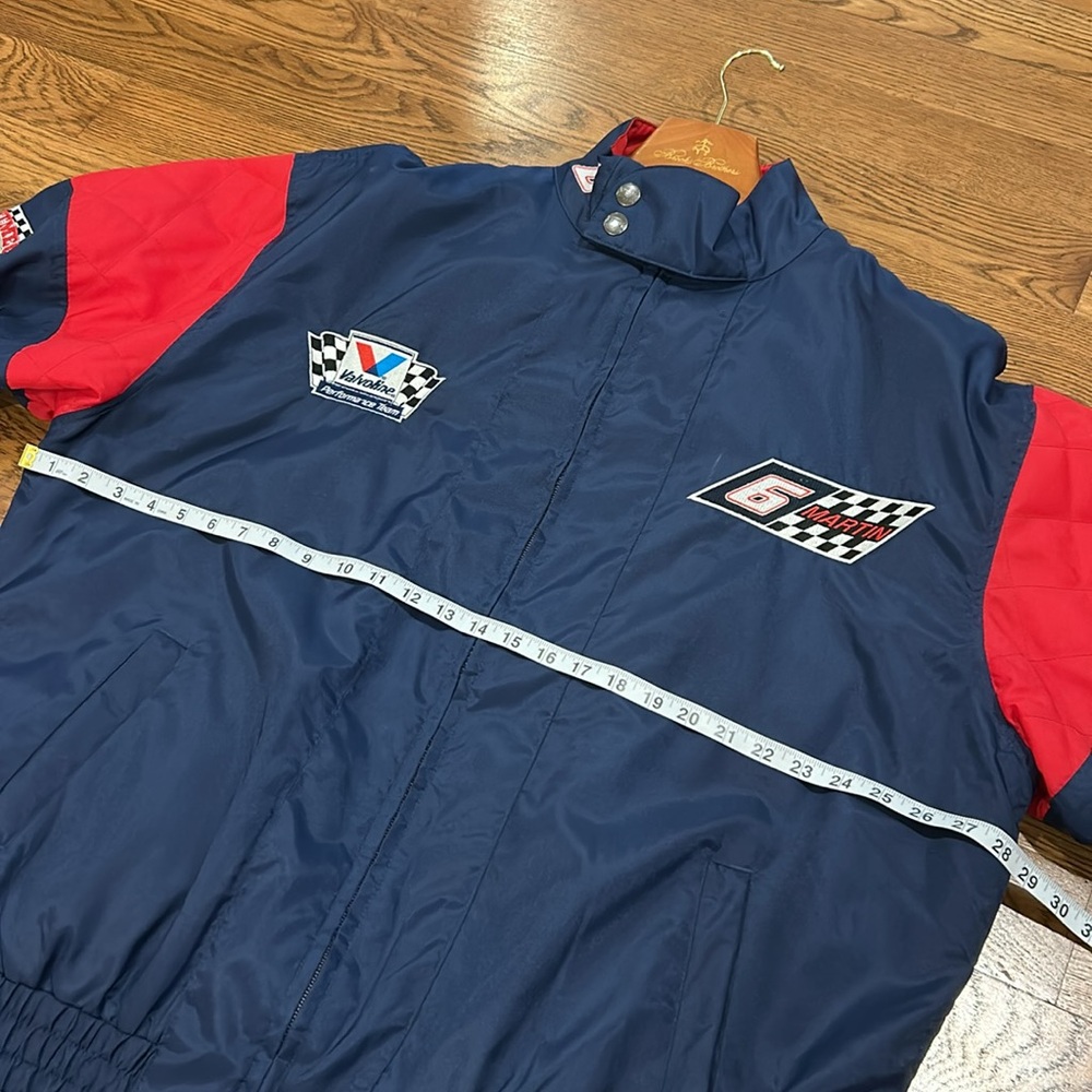 Vintage Nutmeg Racing Martin NASCAR Jacket. Rough Racing Martin #6. Size XL - Picture 12 of 17